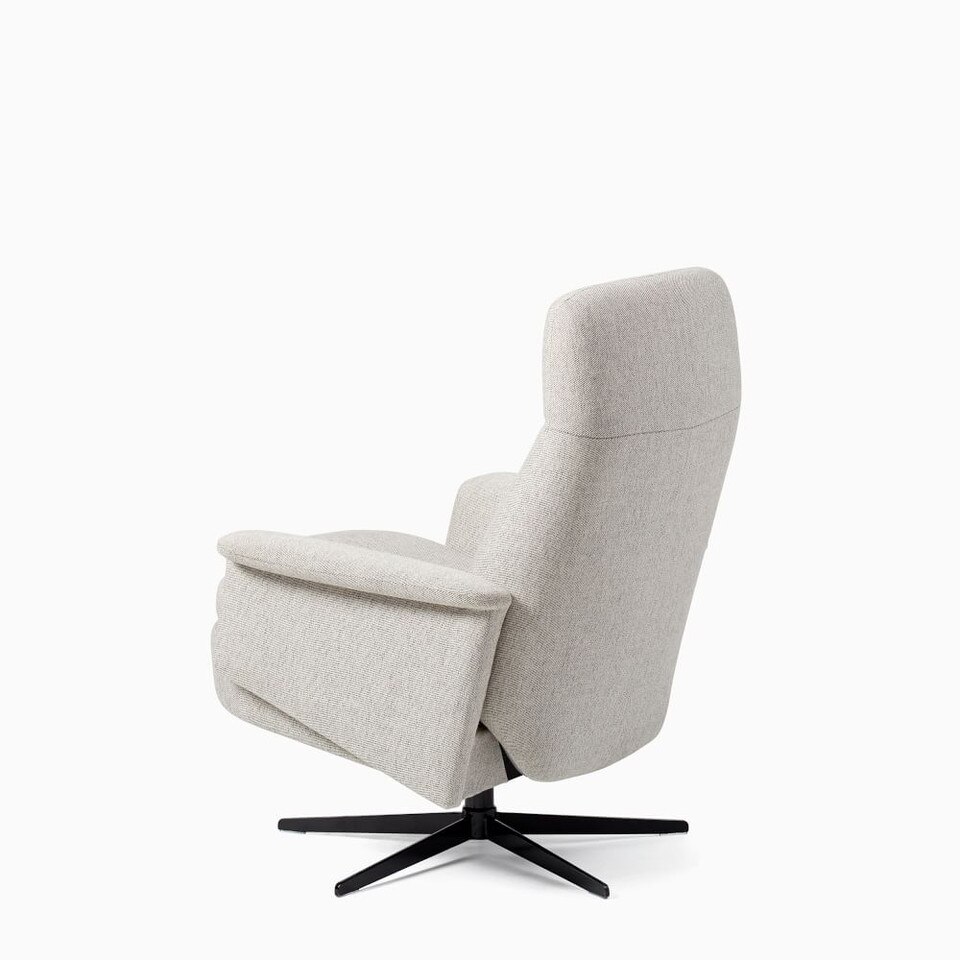 Crescent Swivel Recliner West Elm UK
